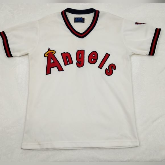 Alpha California Angels jersey original made in USA baseball v-neck pullover - Picture 9 of 14